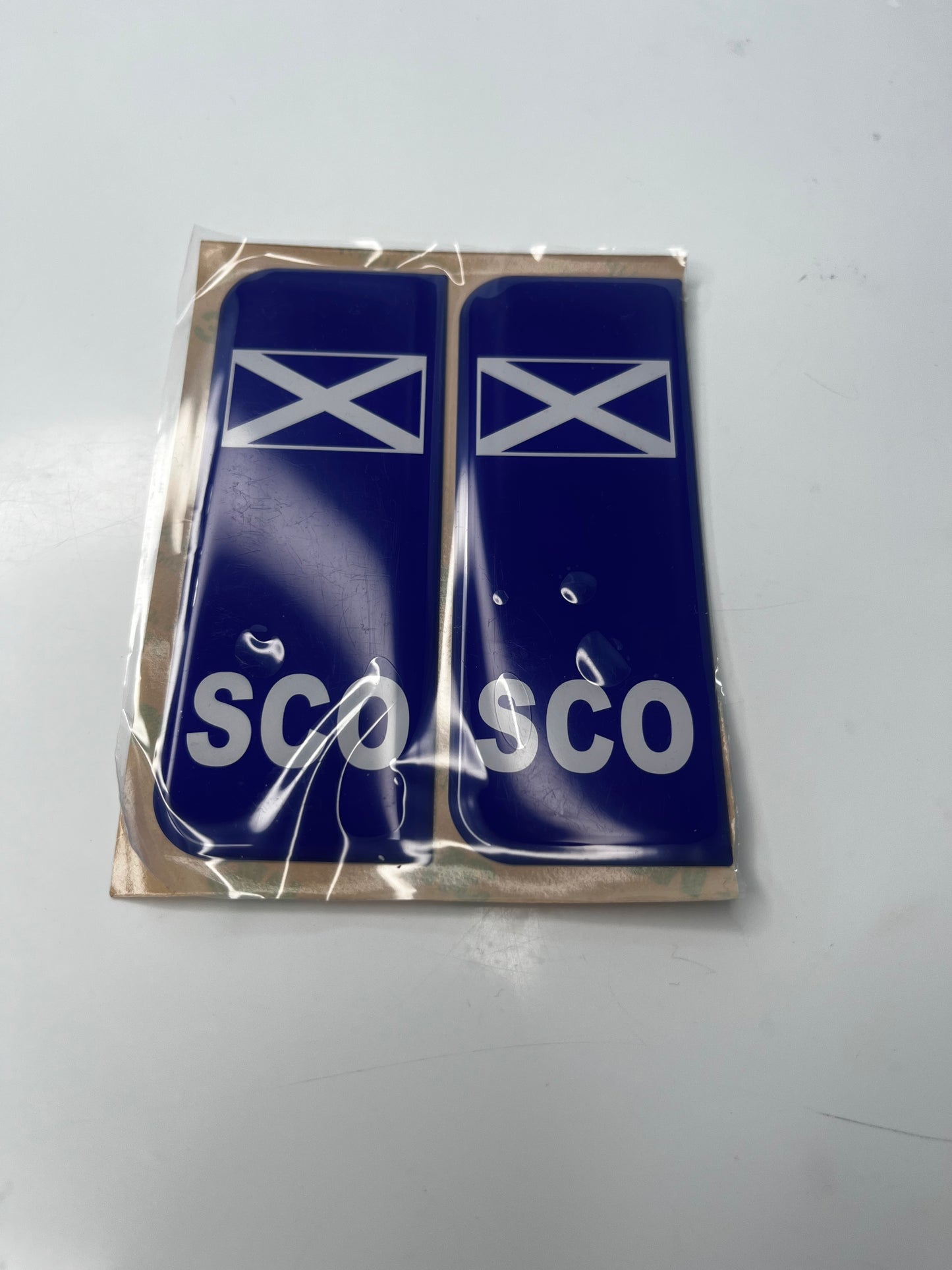 Gel Side Badges & Flags Set x2